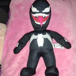 Marvel Venom Black and White Plush Toy